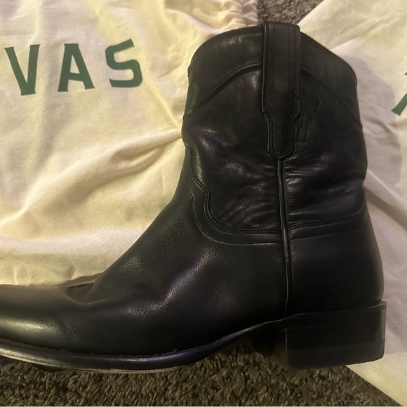 Tecovas Black “The Dean” cowhide zip boot - Picture 3 of 7